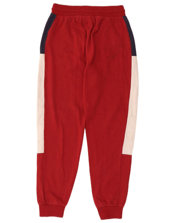 Fila Pantaloni da tuta da uomo Joggers Small Rosso Colorblock Cotone