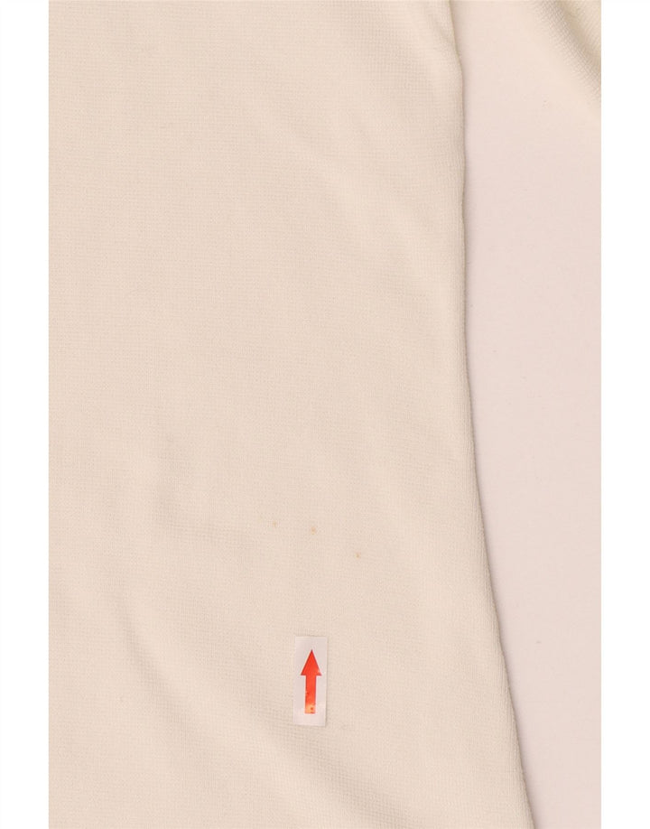 Cos Top da donna a maniche lunghe UK 14 Cotone bianco medio