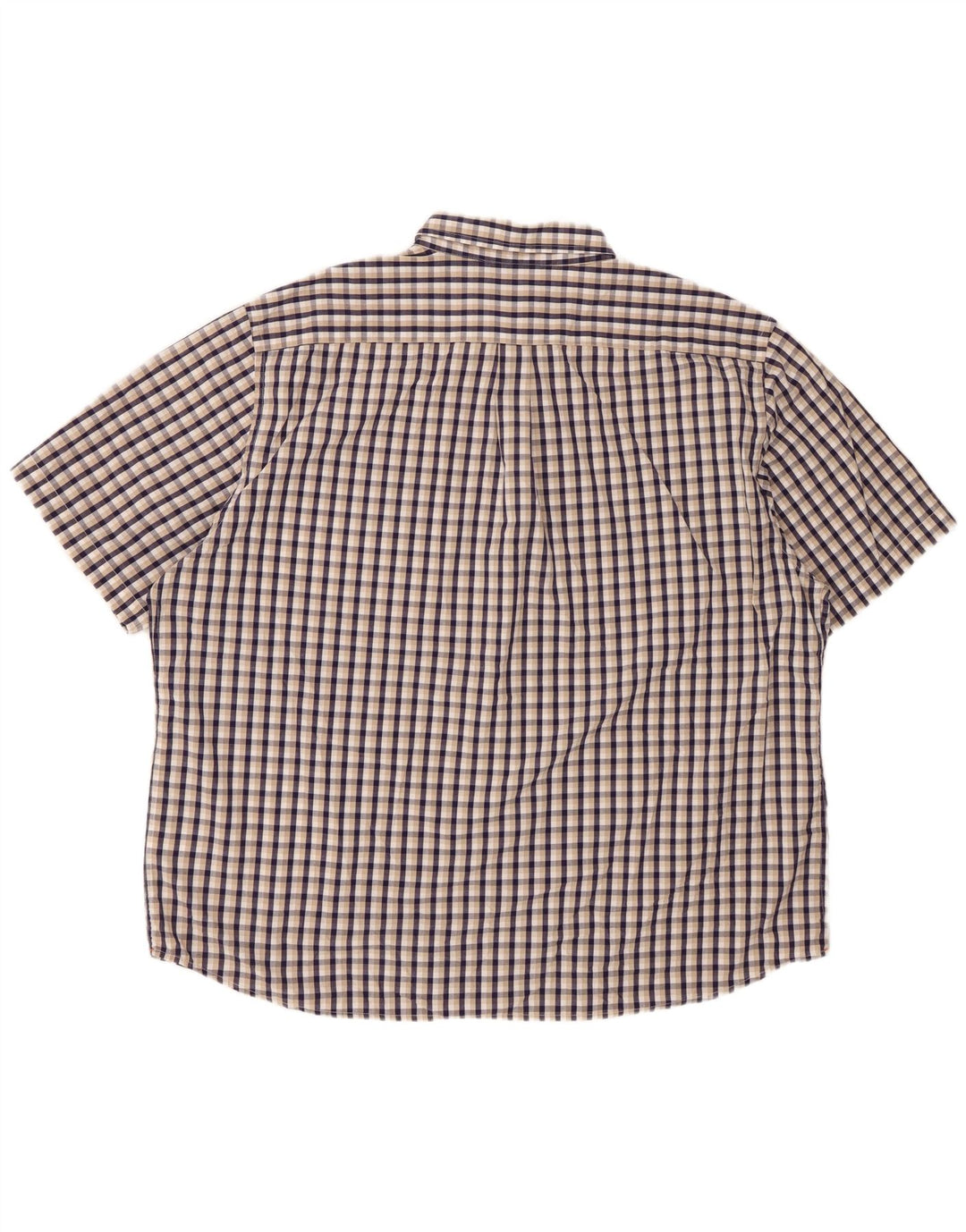 DOCKERS Camicia a maniche corte da uomo 2XL Cotone a quadri multicolore