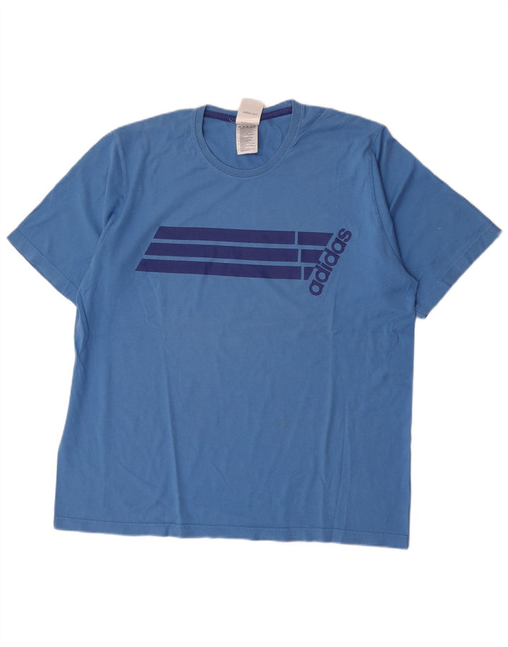 Maglietta grafica da uomo Adidas Top XL Blu