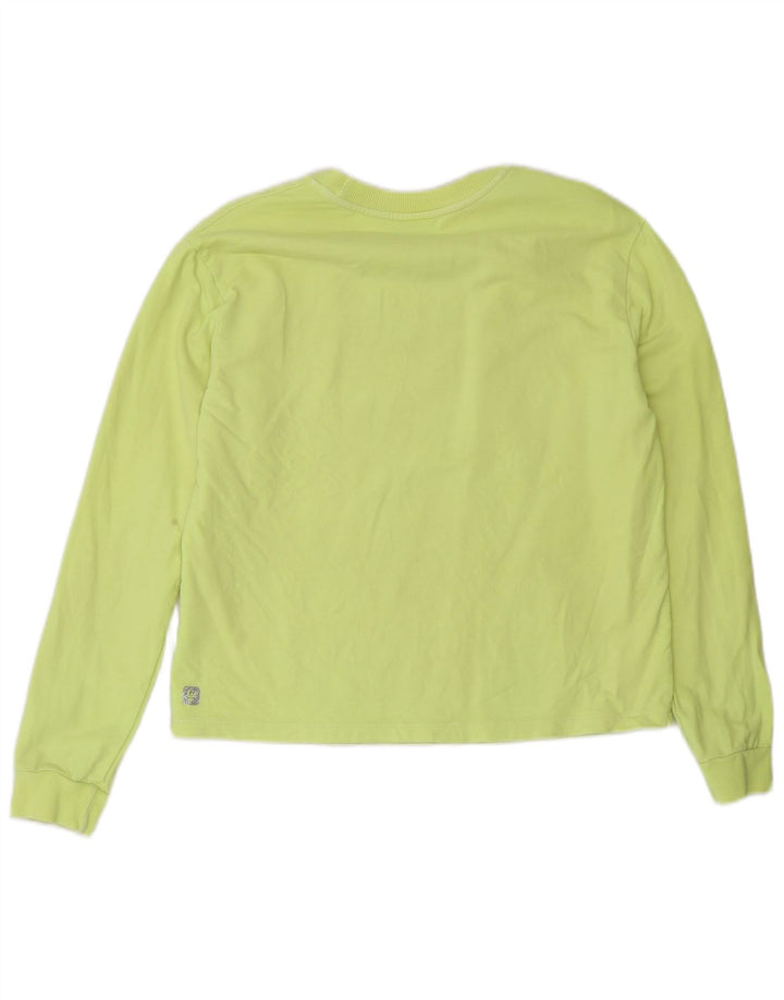 Maglia da donna a maniche lunghe FREDDY UK 8 piccola in cotone giallo