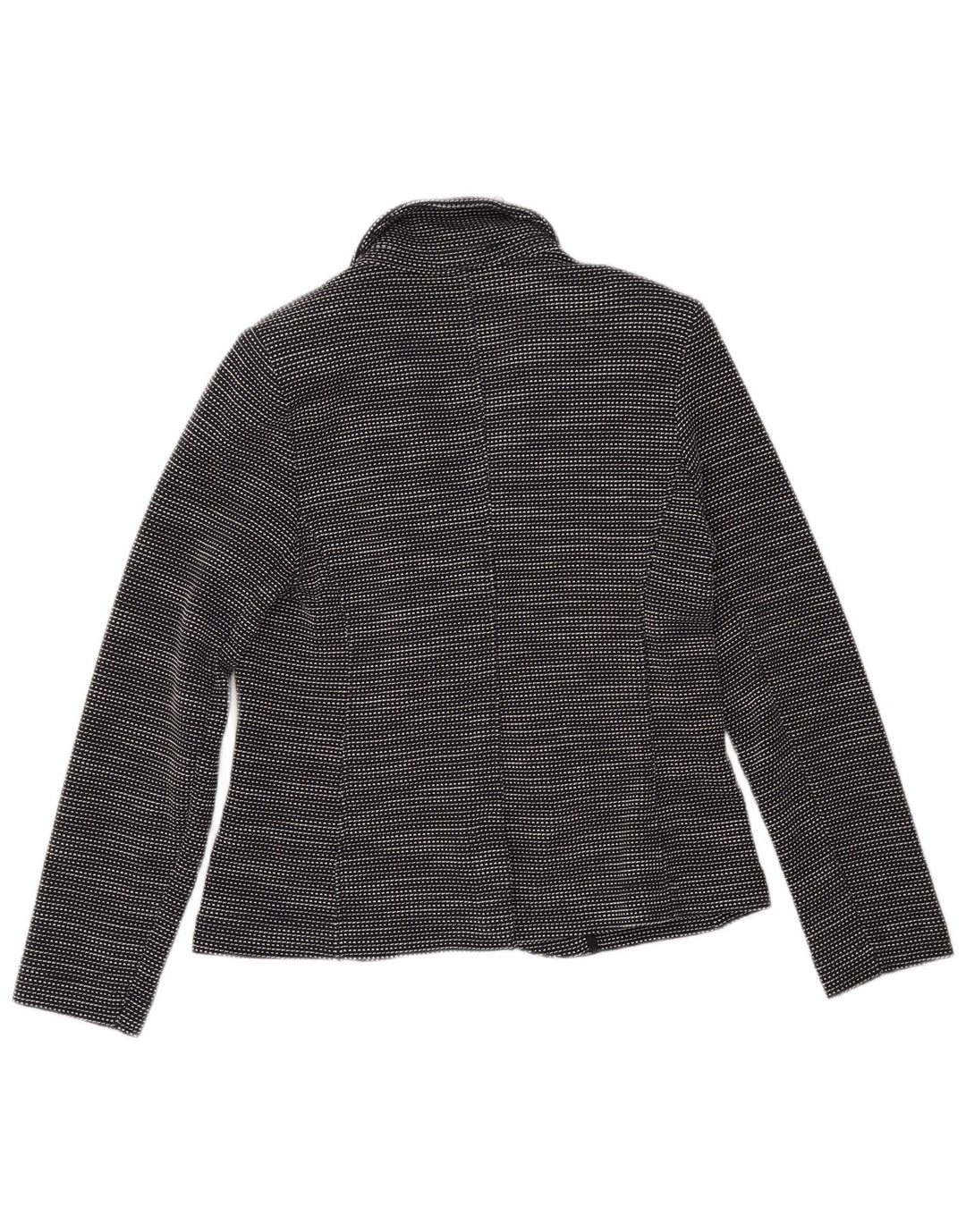 Giacca blazer da donna a 2 bottoni WHISTLES UK 10 piccola in cotone a righe nere