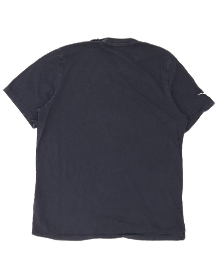 T-shirt da uomo Nike Top Large in cotone blu navy