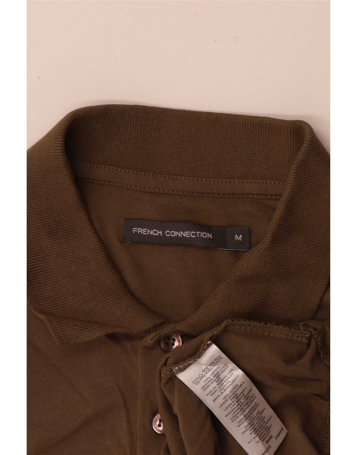 Polo da uomo French Connection in cotone kaki medio