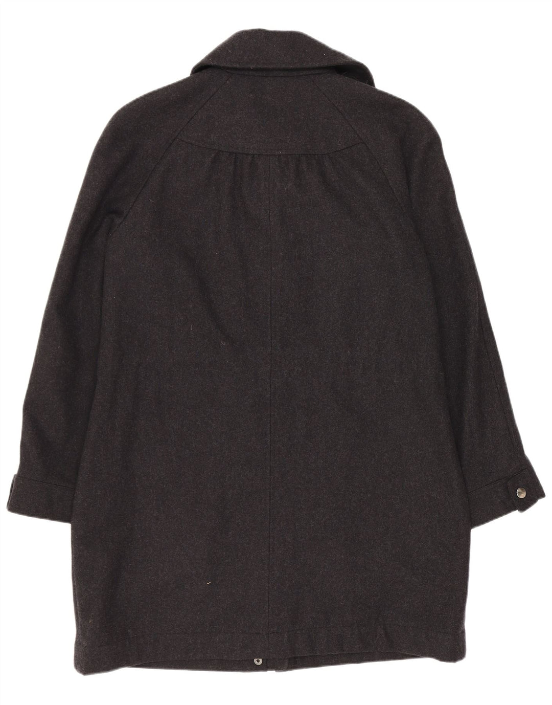 Soprabito da donna Laura Ashley UK 8 piccolo in lana grigia