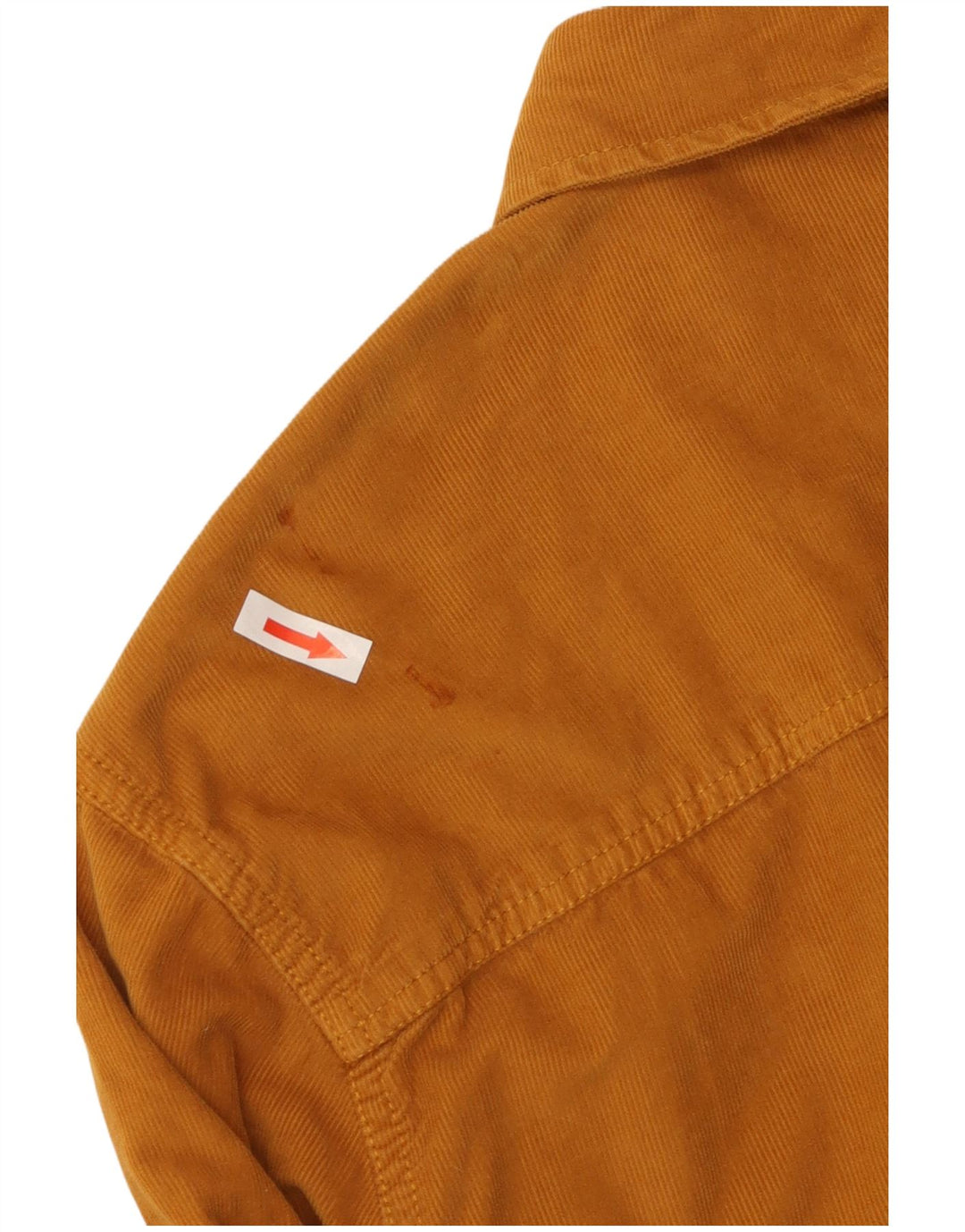 Camicia da uomo in velluto a coste Fat Face, cotone beige grande