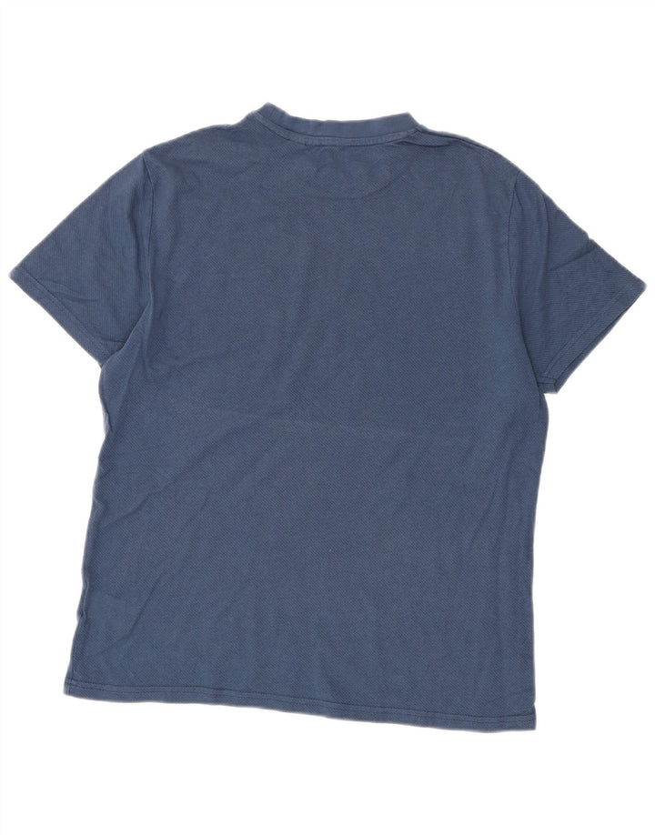 T-shirt da uomo Ben Sherman Top in cotone blu navy medio