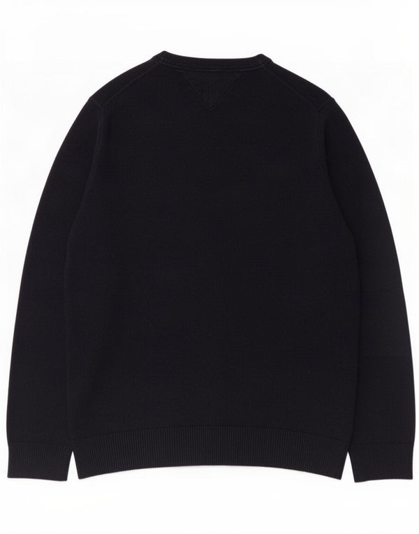 Tommy Hilfiger Uomo Maglione con scollo a barchetta Medio Cotone blu navy