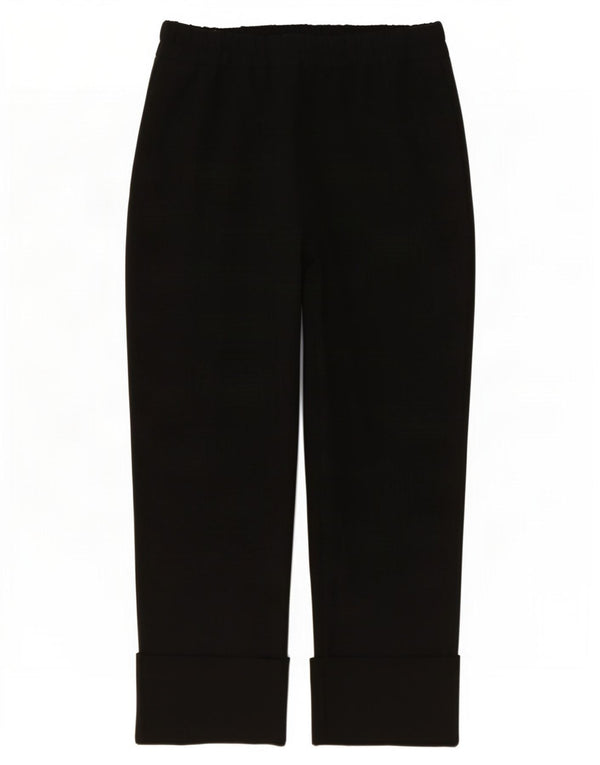 Pantaloni corti affusolati a vita alta da donna Zara grandi W30 L25 neri