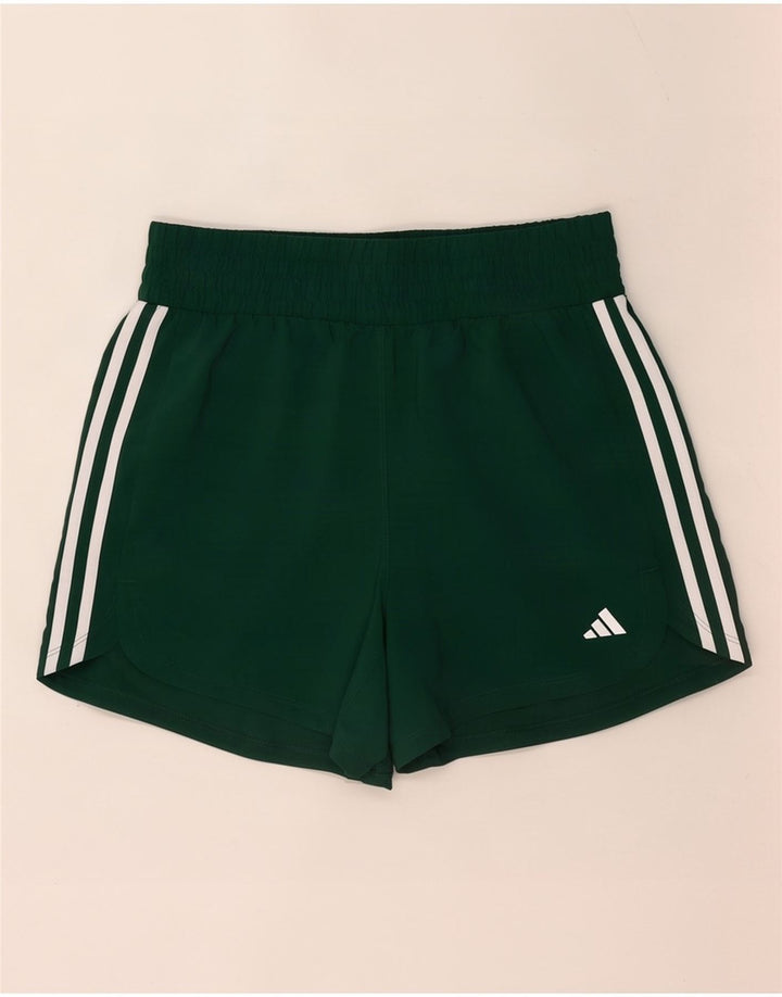 Pantaloncini sportivi da uomo Adidas in poliestere verde medio