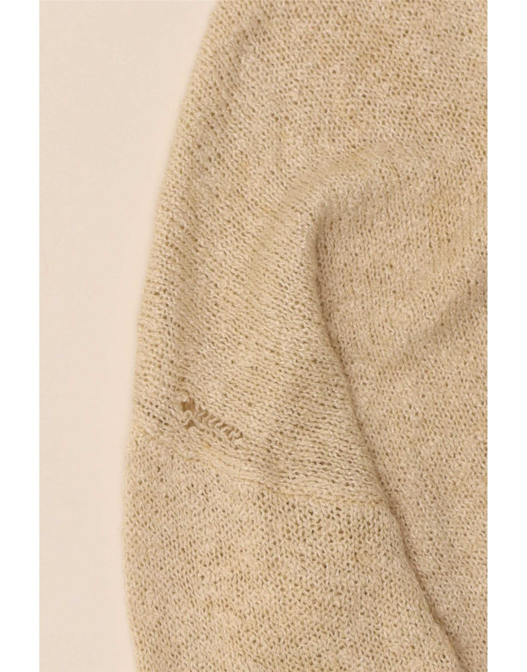 Maglione cardigan oversize da donna Zara UK 14 Acrilico beige medio