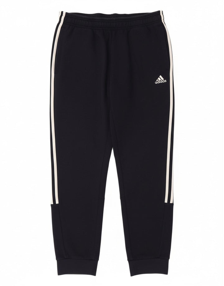 ADIDAS Mens Tracksuit Trousers Joggers Medium  Navy Blue Cotton Vintage Adidas and Second-Hand Adidas from Messina Hembry 