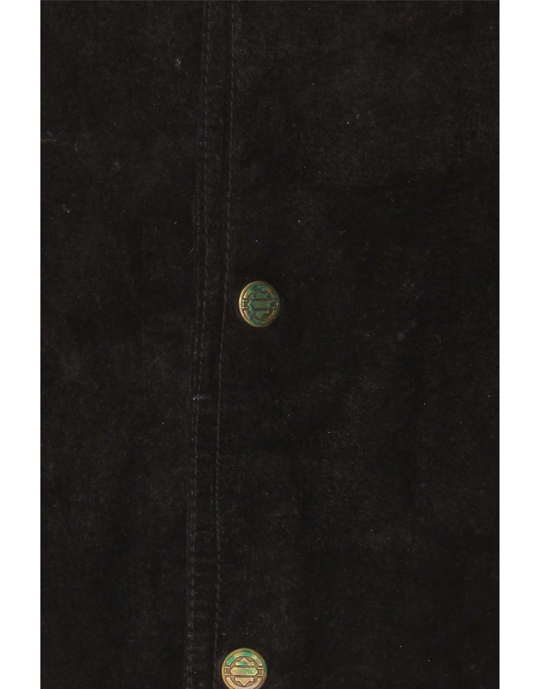 Gilet in pelle scamosciata da uomo Pionier 4XL Nero