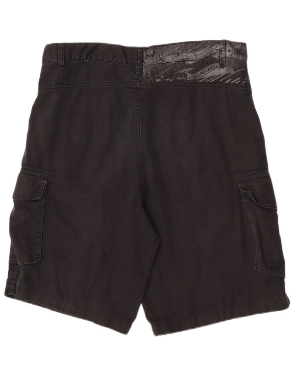 Pantaloncini cargo da uomo Billabong W34 grandi in cotone nero
