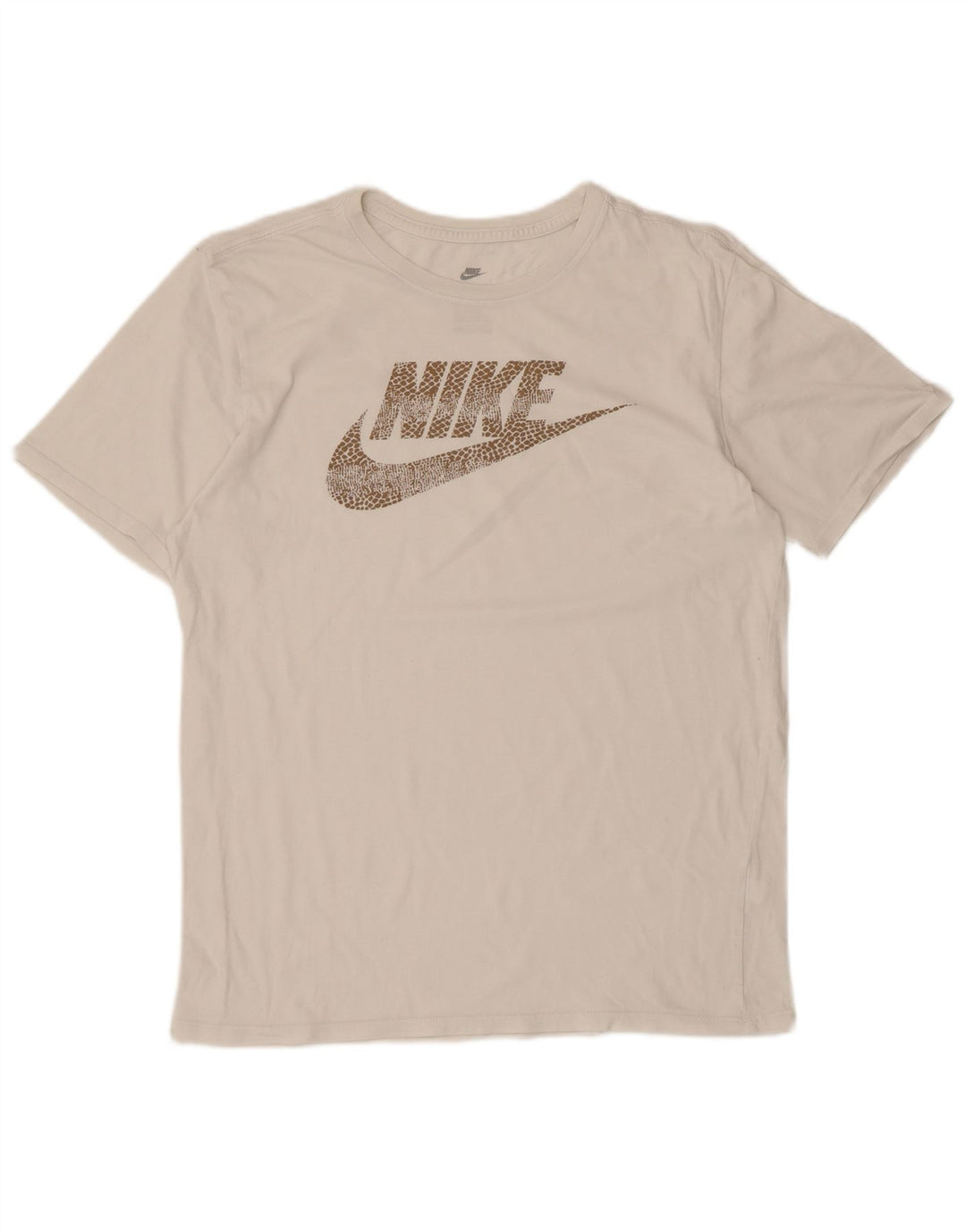 T-shirt grafica Nike da uomo con taglio atletico, colore bianco medio