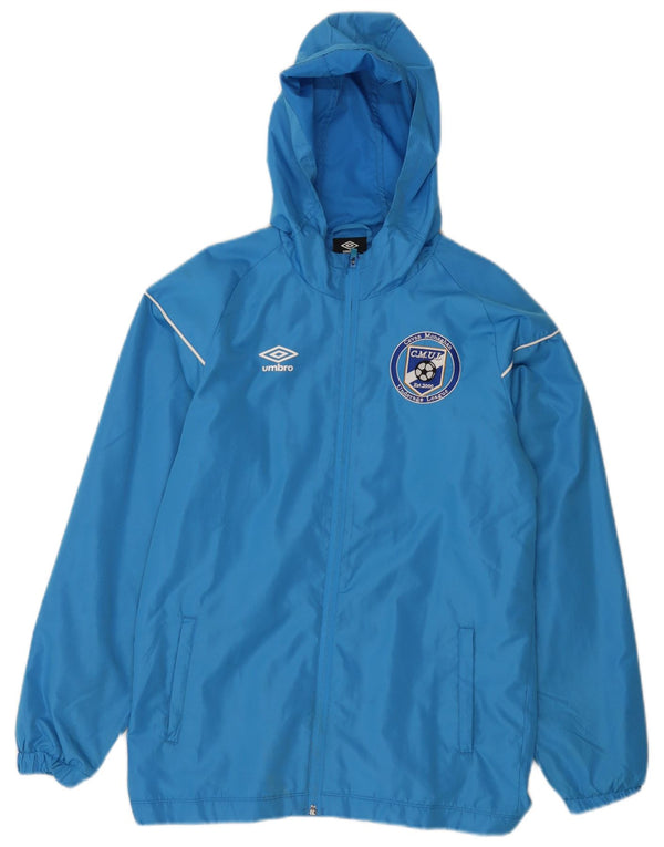 Giacca da tuta con cappuccio da ragazzo UMBRO 13-14 anni XL poliestere blu