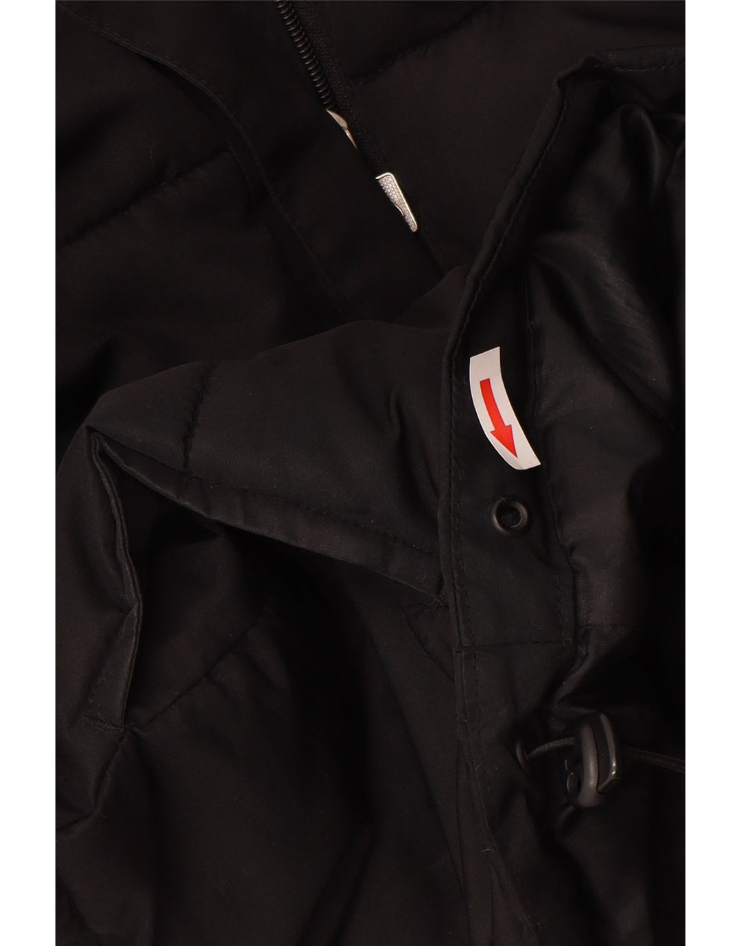 Giacca imbottita oversize con cappuccio da donna Ellesse UK 8 Small Poliestere nero