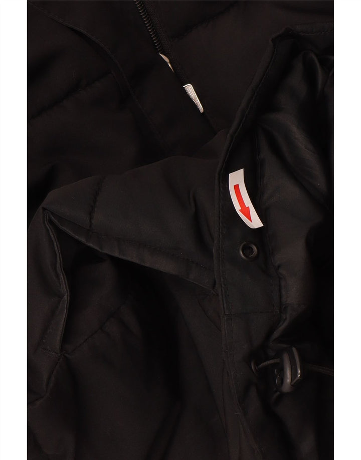 Giacca imbottita oversize con cappuccio da donna Ellesse UK 8 Small Poliestere nero