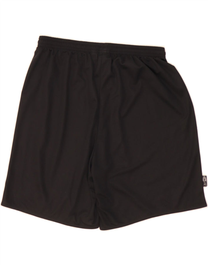 ADIDAS Mens Climalite Graphic Sport Shorts Medium Black Polyester Vintage Adidas and Second-Hand Adidas from Messina Hembry 