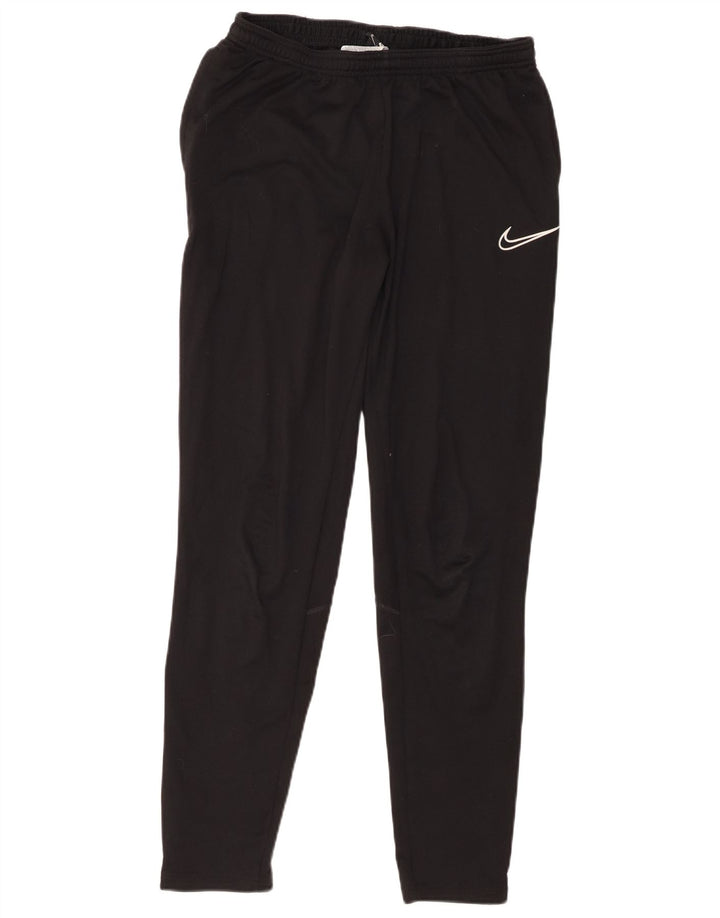 Pantaloni da tuta Nike Dri Fit da uomo, poliestere color block medio nero