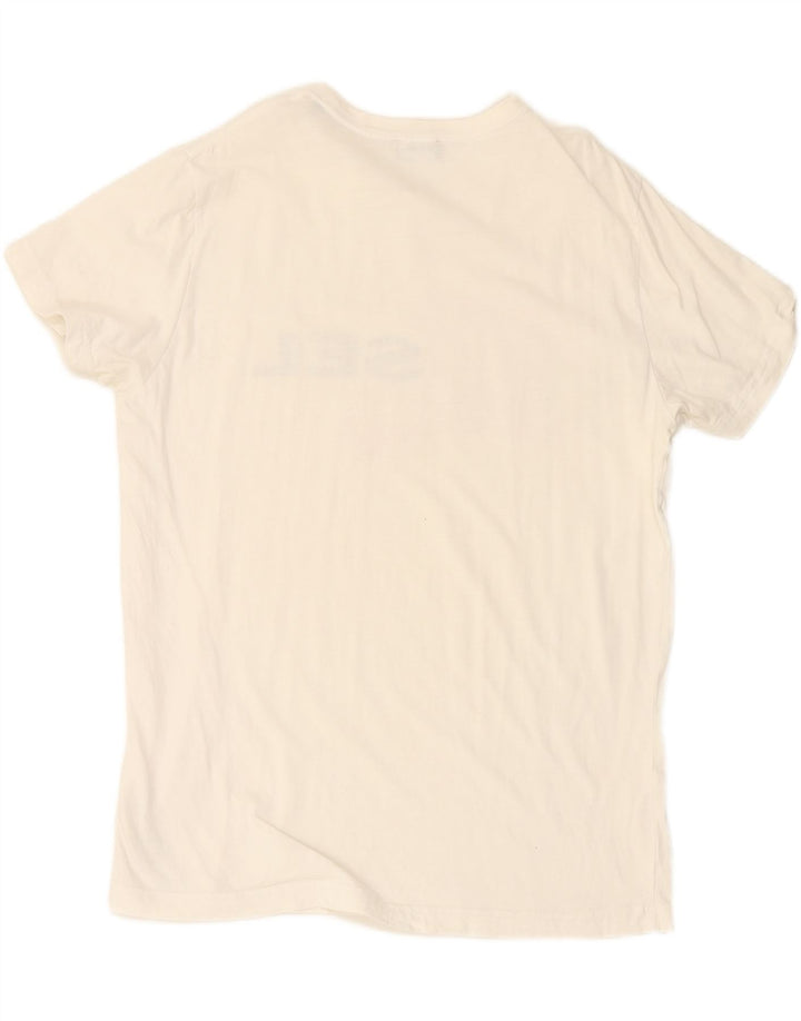 DIESEL Mens Graphic T-Shirt Top Large White Cotton Vintage Diesel and Second-Hand Diesel from Messina Hembry 