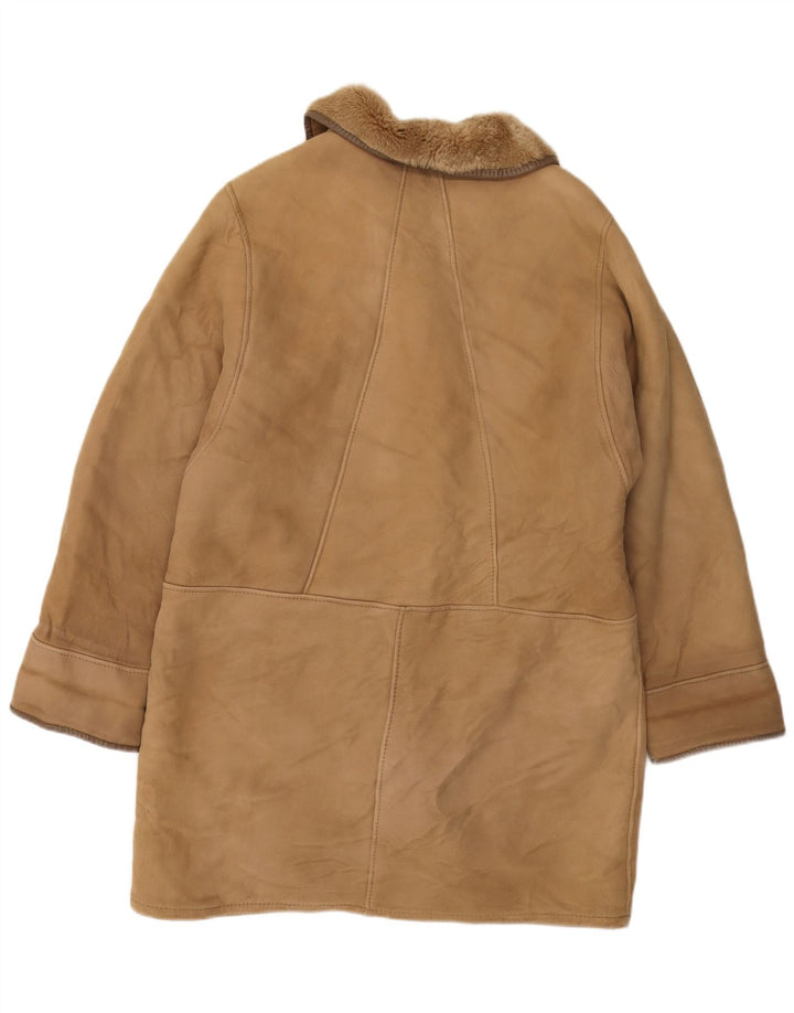 Cappotto in shearling da donna Persona taglia 21 Shearling beige medio