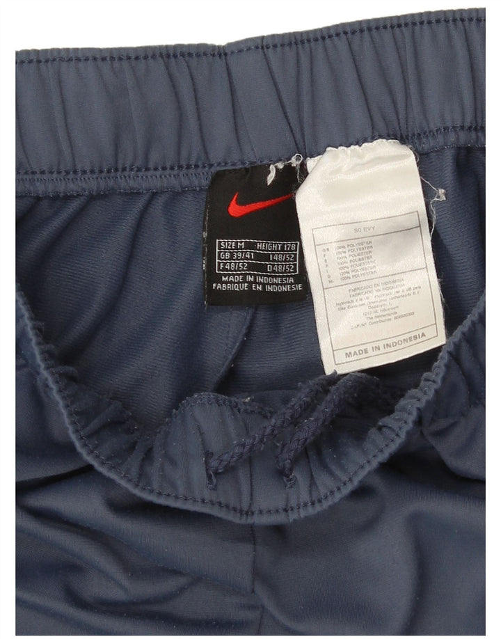 Pantaloni da tuta grafica Nike da uomo UK 39/41 Poliestere blu medio