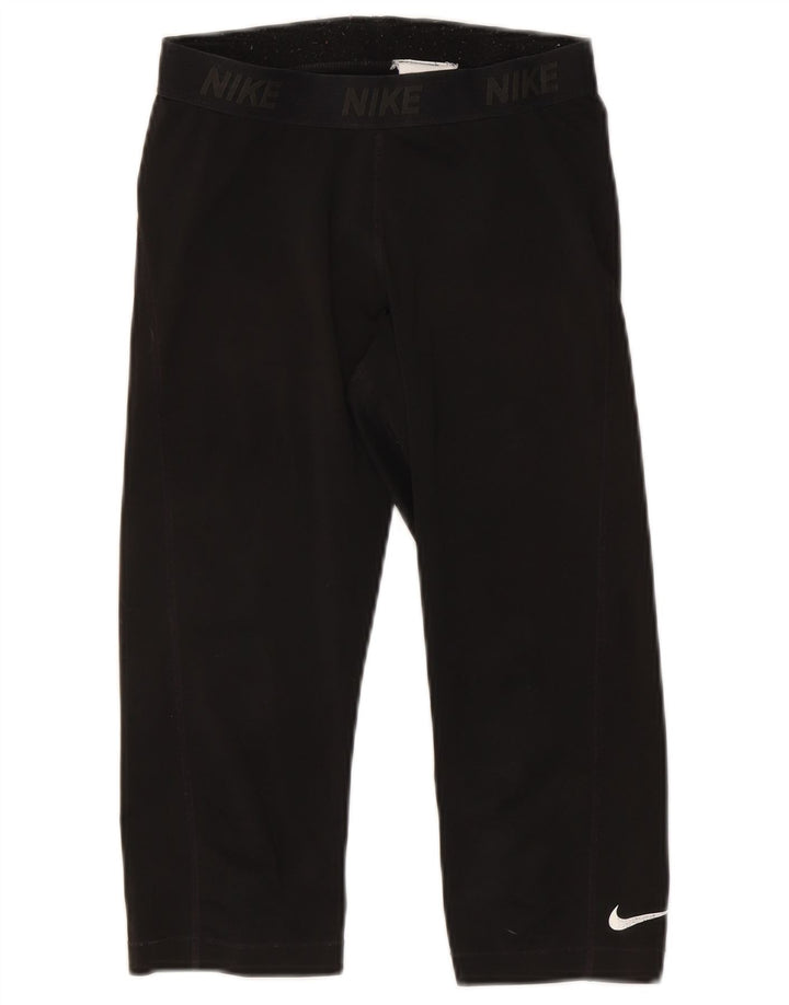 Leggings Nike Graphic Capri da donna UK 12 medio nero poliestere