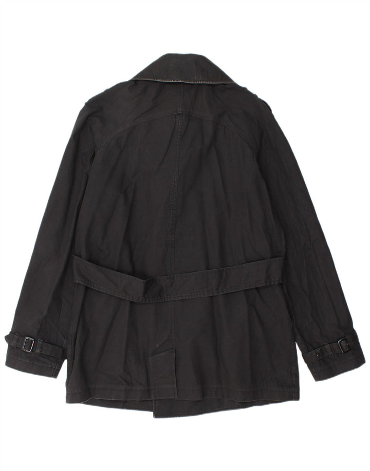 Cappotto da marinaio da uomo Monsoon UK 40 grande cotone nero