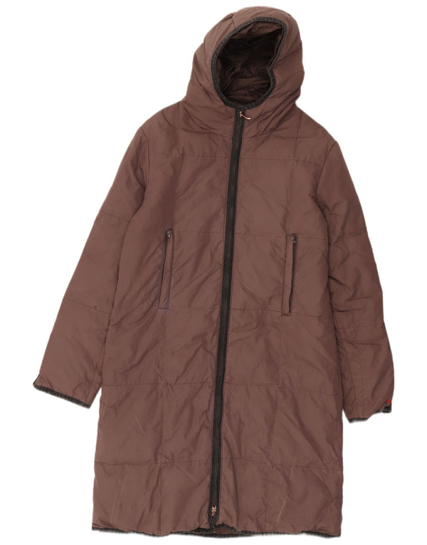 Cappotto imbottito con cappuccio da donna Miss Sixty UK 14 Viola medio