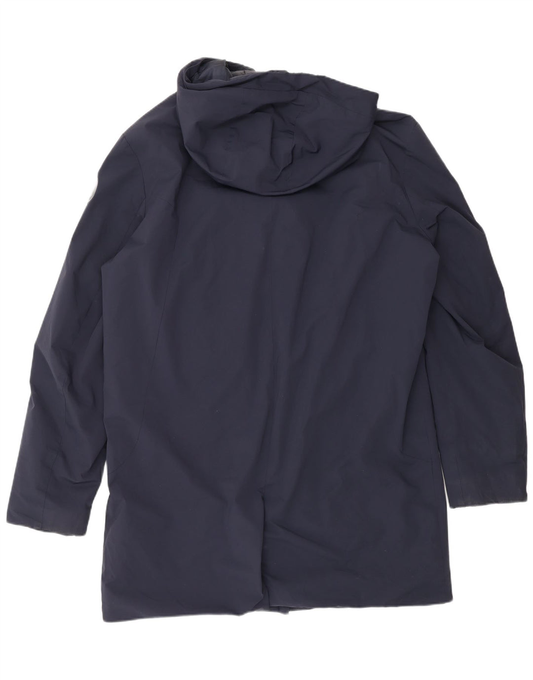 Parka da uomo con cappuccio Museum IT 54 2XL nylon blu navy