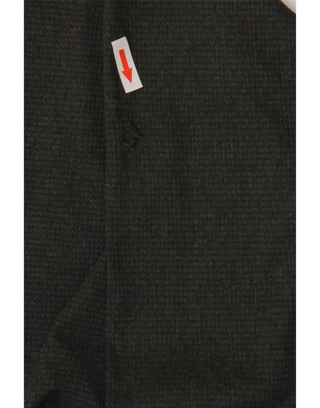 Top Adidas da uomo a maniche lunghe con cappuccio in poliestere grigio medio