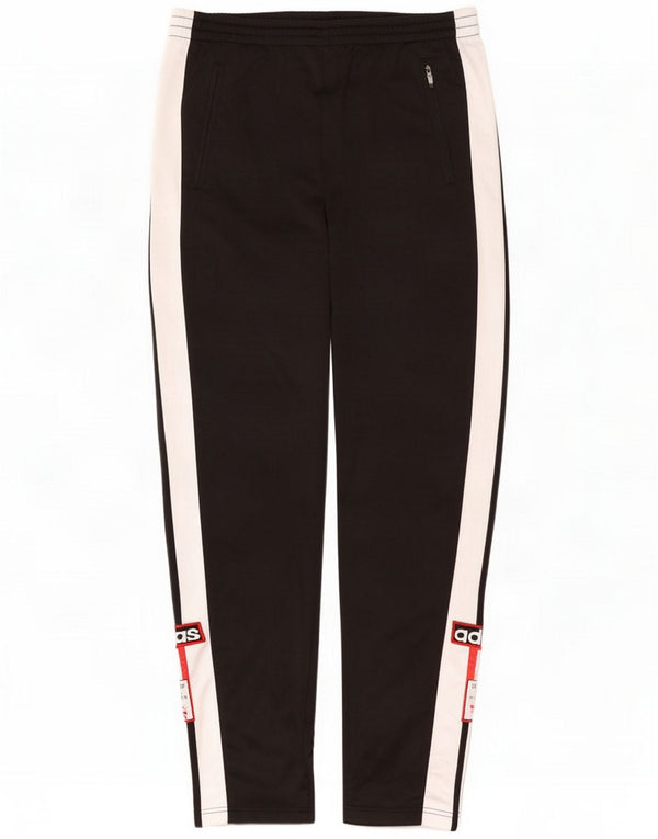 Pantaloni da tuta grafica da uomo Adidas Medium Black Colourblock poliestere