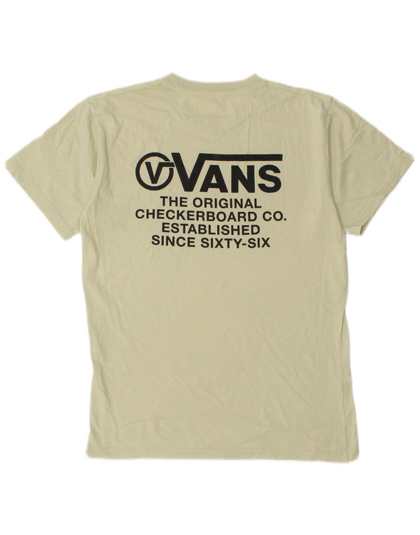 T-shirt grafica da uomo con vestibilità classica Vans Small gialla