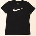 NIKE Mens Dri Fit Graphic T-Shirt Top Small Black Cotton Vintage Nike and Second-Hand Nike from Messina Hembry 