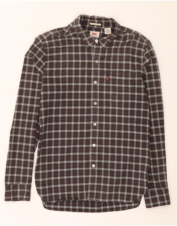 Camicia Levi's da uomo slim fit in cotone a quadri multicolore medio