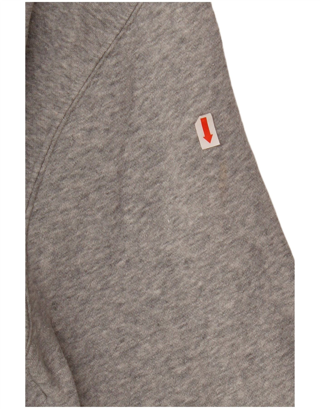 Felpa con cappuccio grafica Nike da uomo in cotone grigio medio