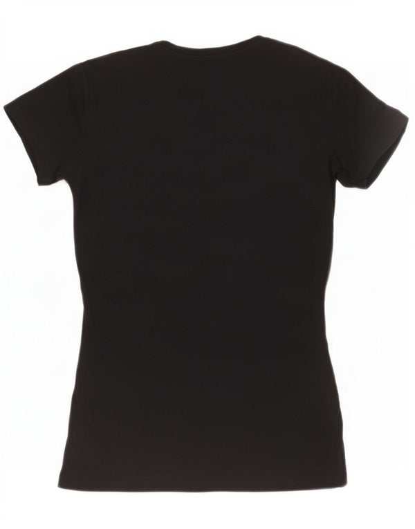 T-shirt grafica da donna Guess UK 6 XS Nera