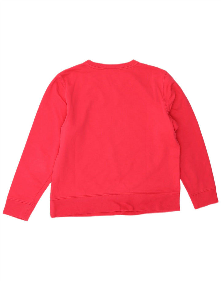 Felpa oversize con grafica da donna Tommy Hilfiger Maglione UK 10 Small Rosa