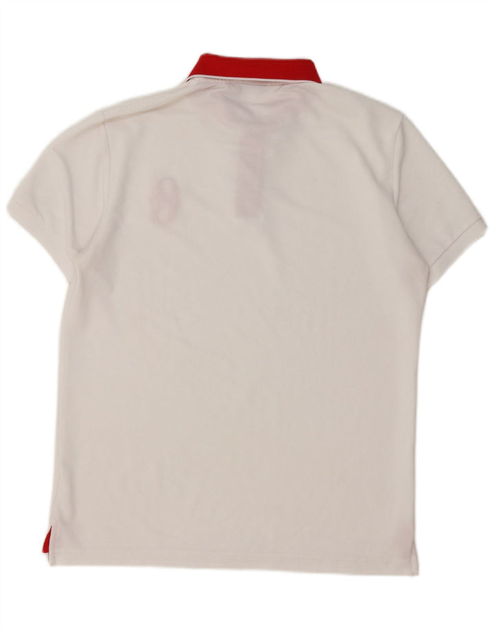 Polo da rugby da uomo Conte of Florence, colore bianco medio