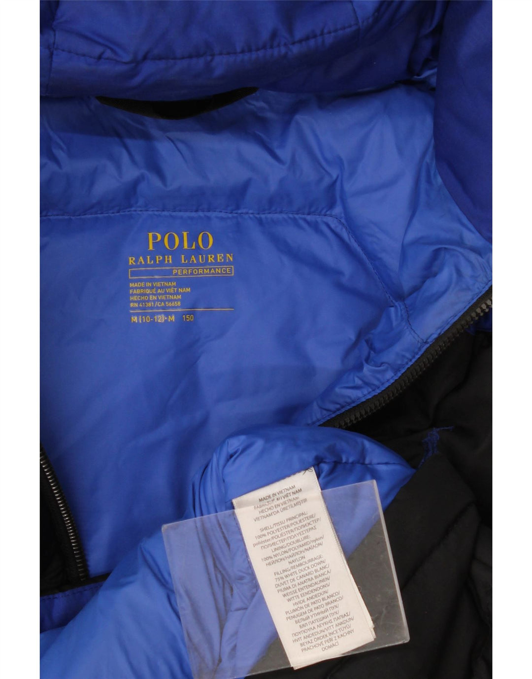 Giacca imbottita da ragazzo Polo Ralph Lauren 10-11 anni colore nero medio