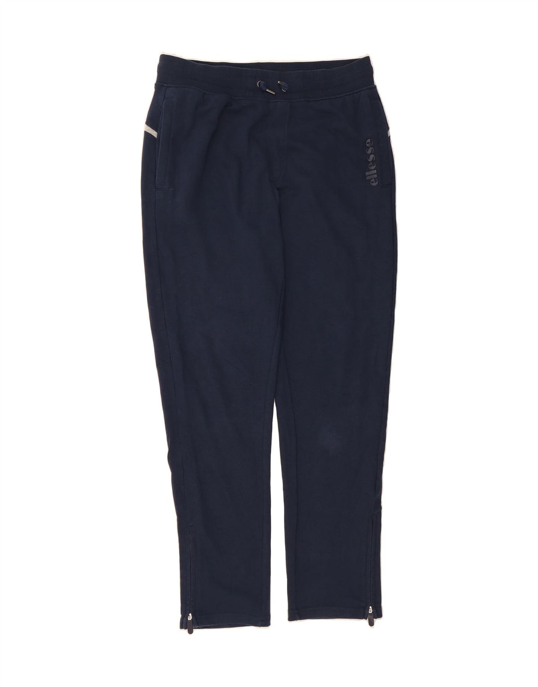 ELLESSE Mens Tracksuit Trousers UK 14 Medium  Navy Blue Cotton Vintage Ellesse and Second-Hand Ellesse from Messina Hembry 