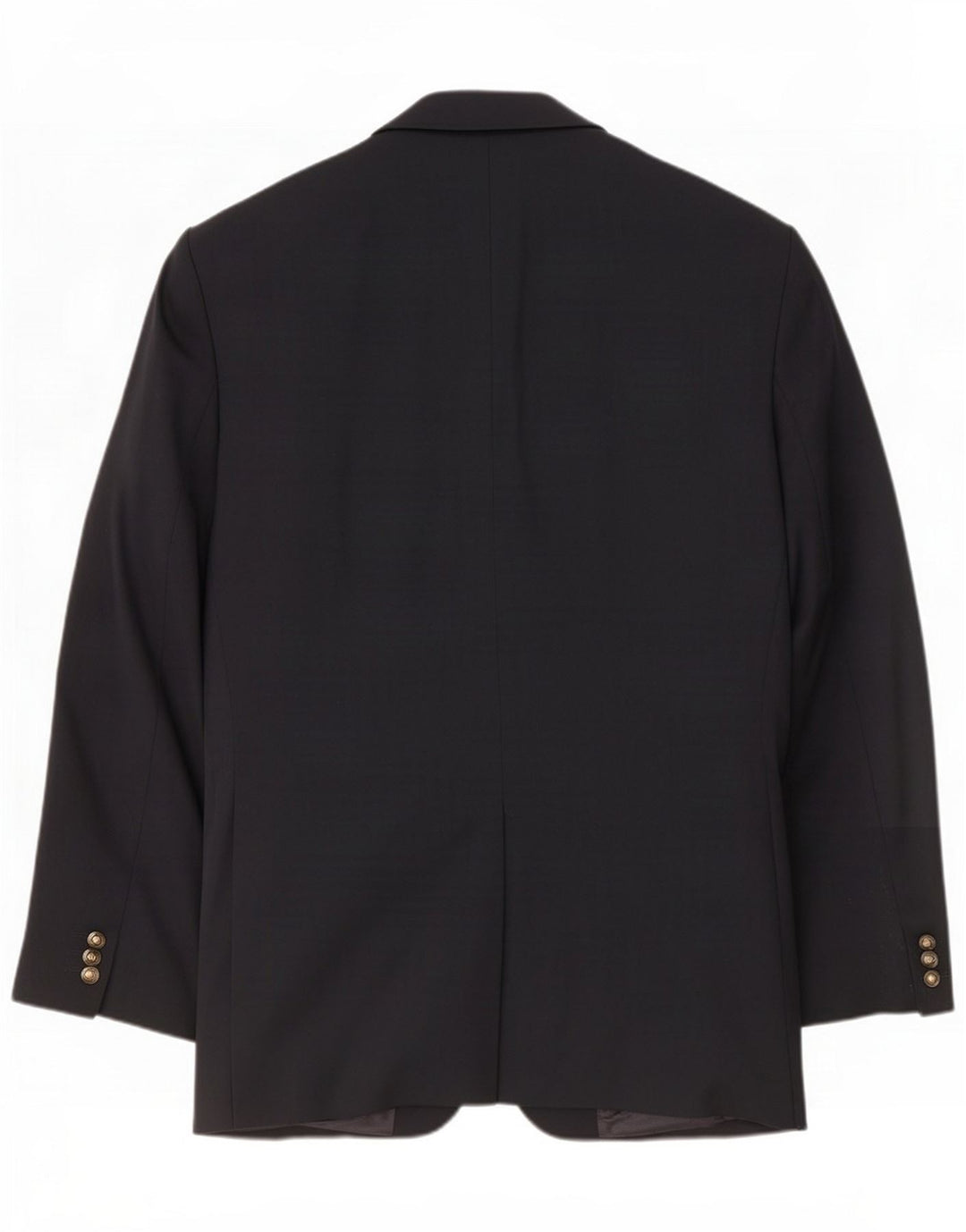 Marks & Spencer Giacca blazer a 3 bottoni da uomo UK 46 XL Blu navy in lana vergine
