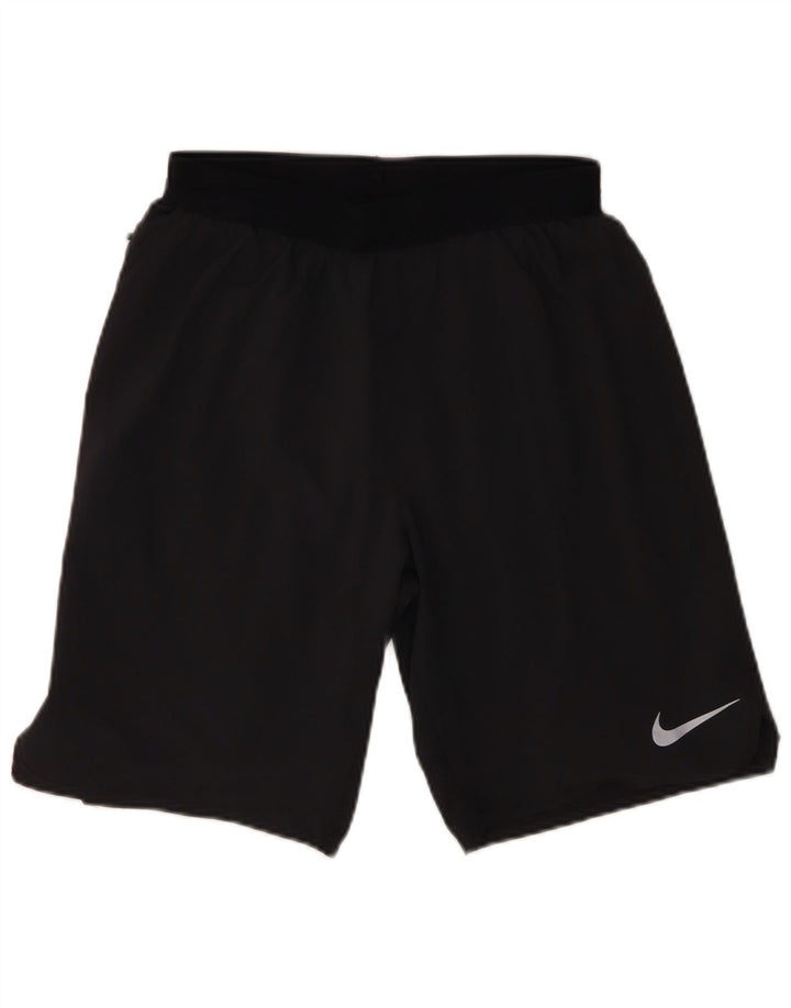 Pantaloncini sportivi Nike Dri Fit da uomo piccoli in poliestere grigio