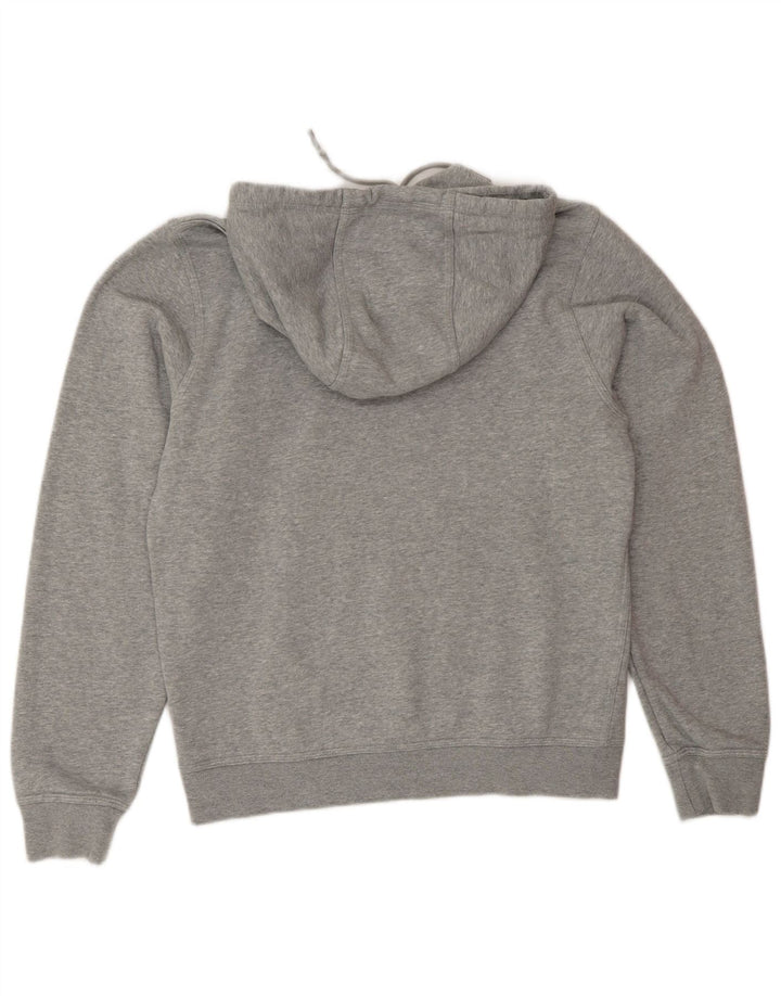 Felpa con cappuccio da uomo Nike Small in cotone chiazzato grigio