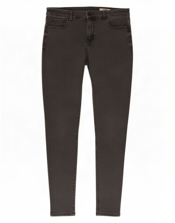 Jeans skinny da donna Marks & Spencer UK 14 Large W30 L29 Cotone grigio
