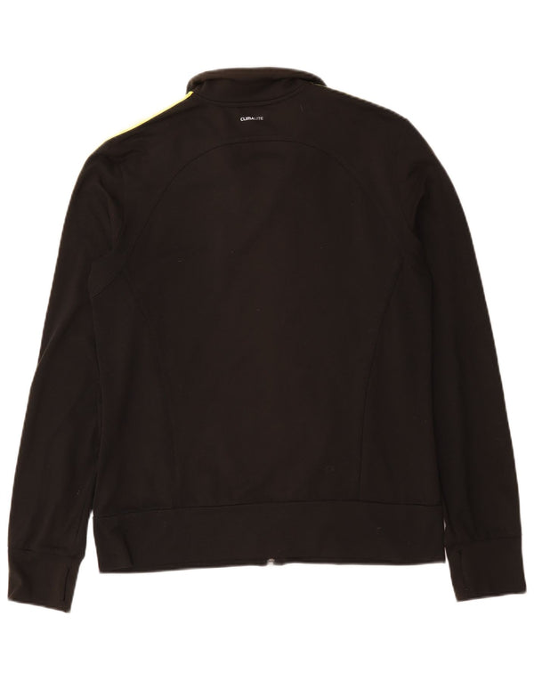 Giacca da tuta da donna Adidas UK 12/14 Medium Nero Poliestere