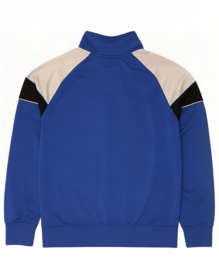 Giacca da tuta da uomo Nike, giacca grande, in poliestere color block blu