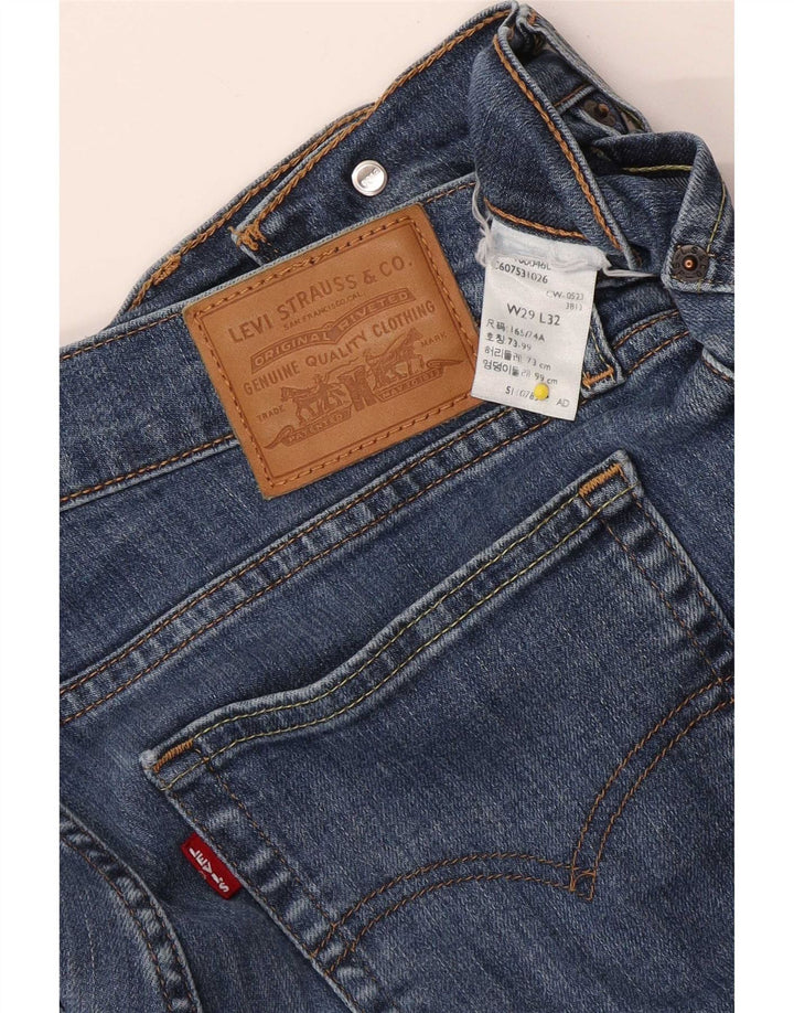 Jeans dritti a vita alta Levi's 724 da donna W29 L28 Blu