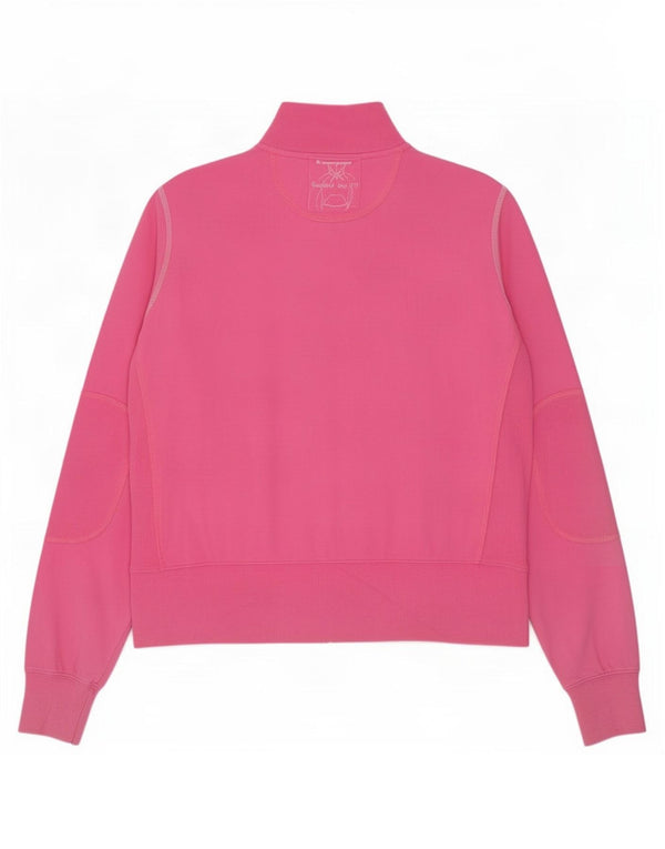 Giacca da tuta grafica da donna Champion UK 16 grande cotone rosa